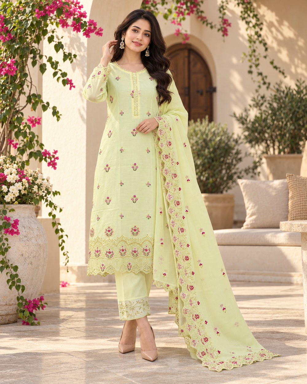 NS-011 | Dahlia - 3 PC (Light-Green)