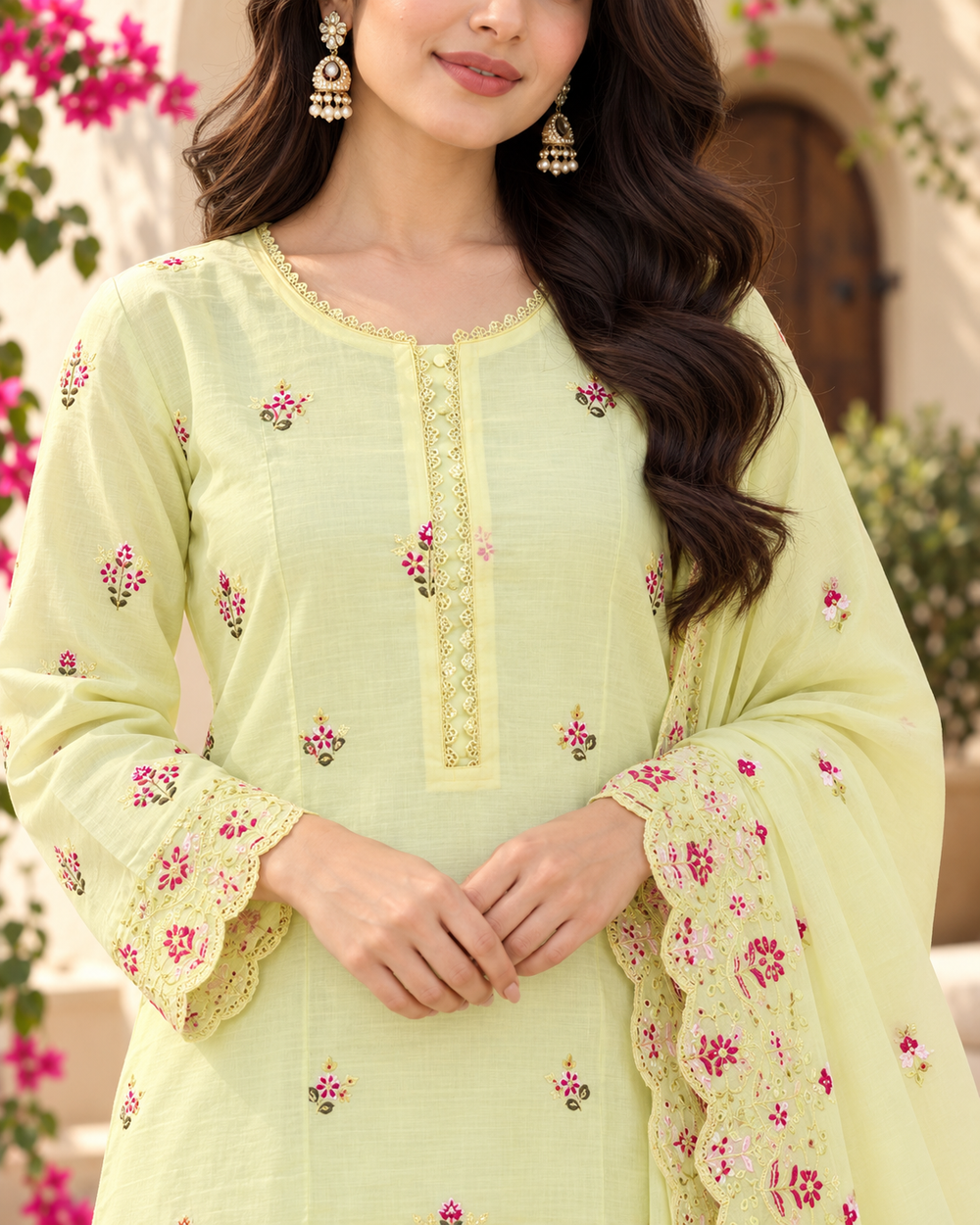 NS-011 | Dahlia - 3 PC (Light-Green)