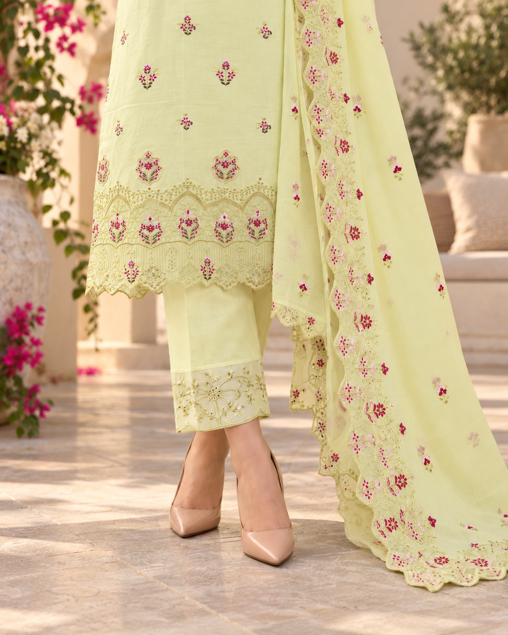 NS-011 | Dahlia - 3 PC (Light-Green)