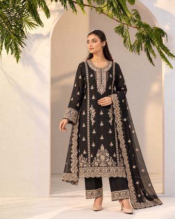 NS-44 | Freesia - 3 PC (Gorgeous-Black)